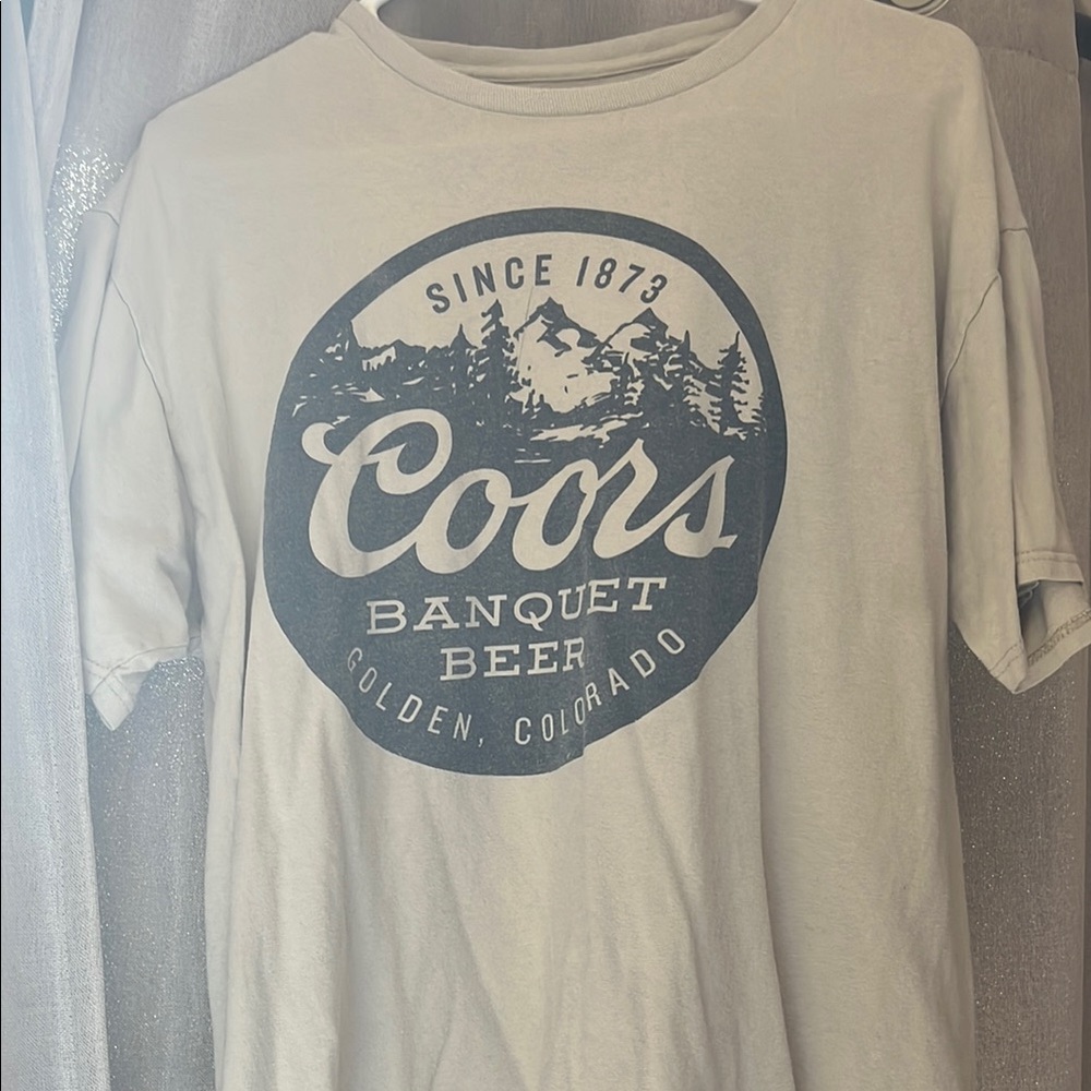 Men's Beige Graphic T-Shirt